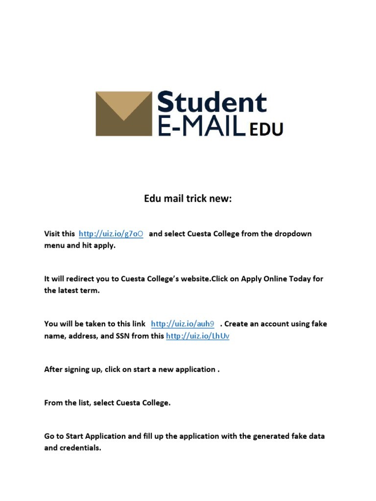 edu email example