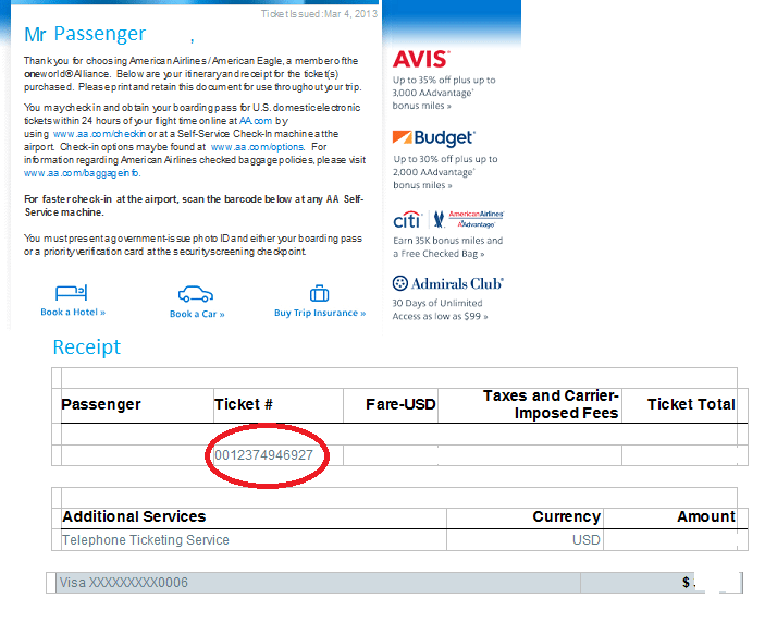 email american airlines for refund