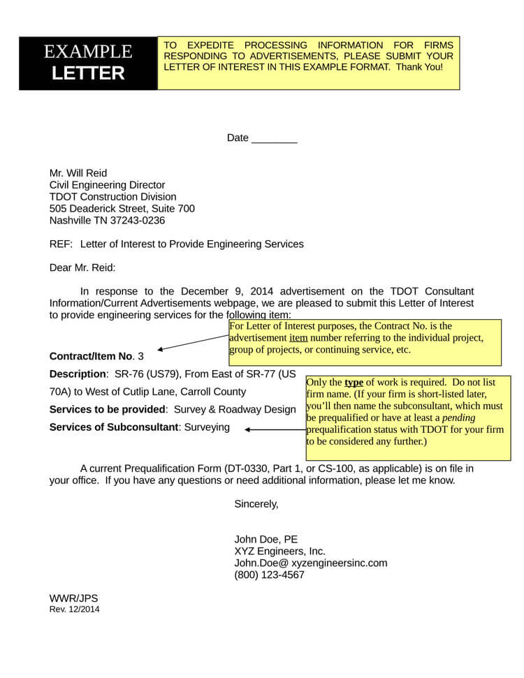 email expressing interest in an internal position example
