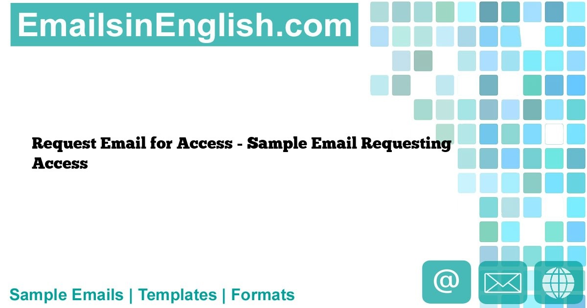 email for access request