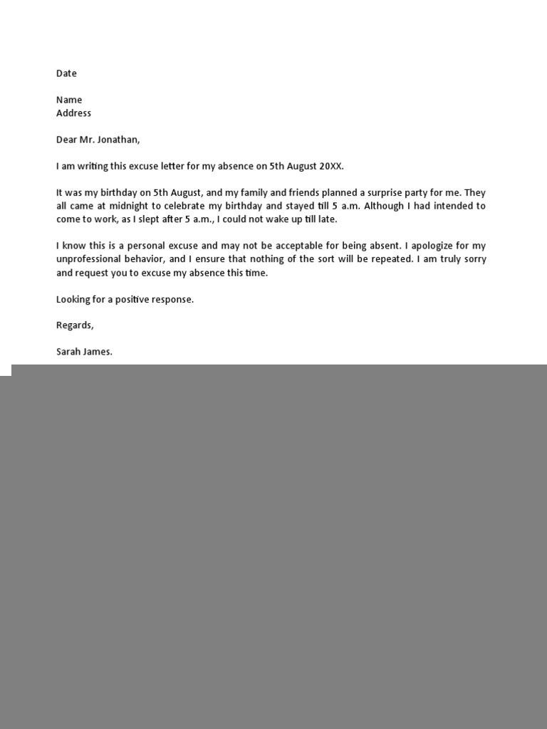 email for birthday leave