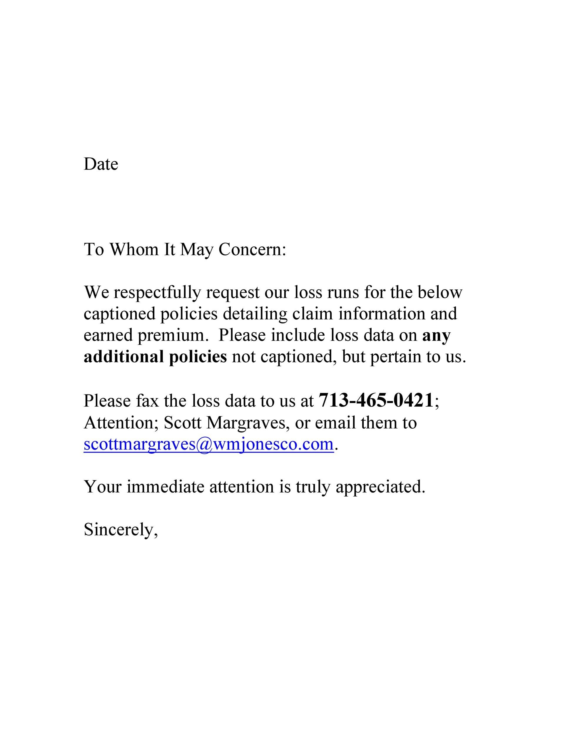 email for concern