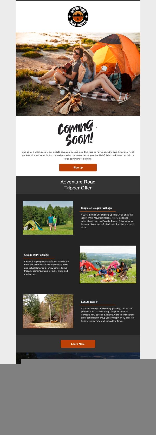 email road trip