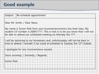 email submitting assignment