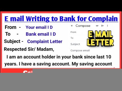 email to bank