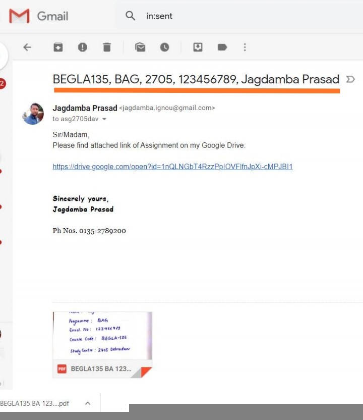 email to submit assignment