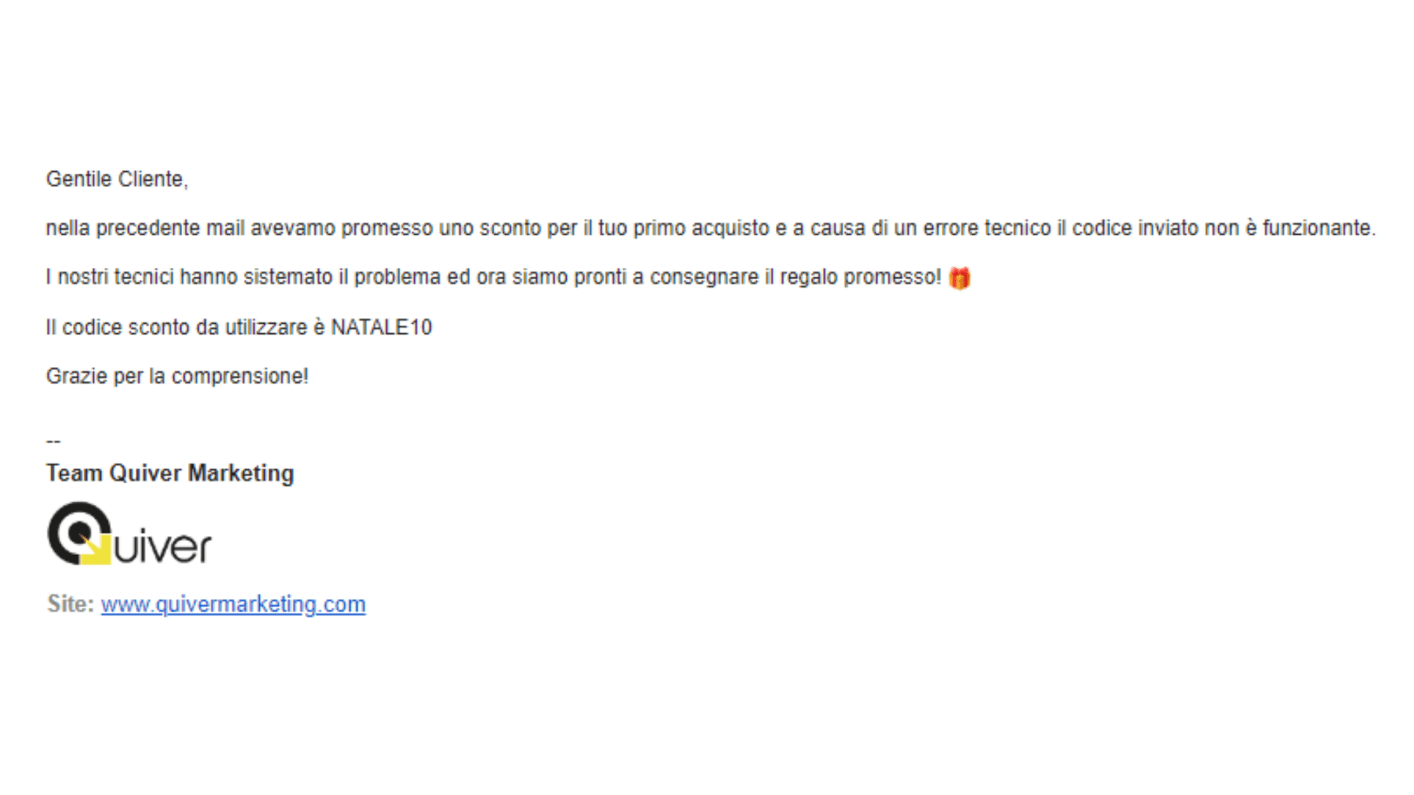 errata email exemplo