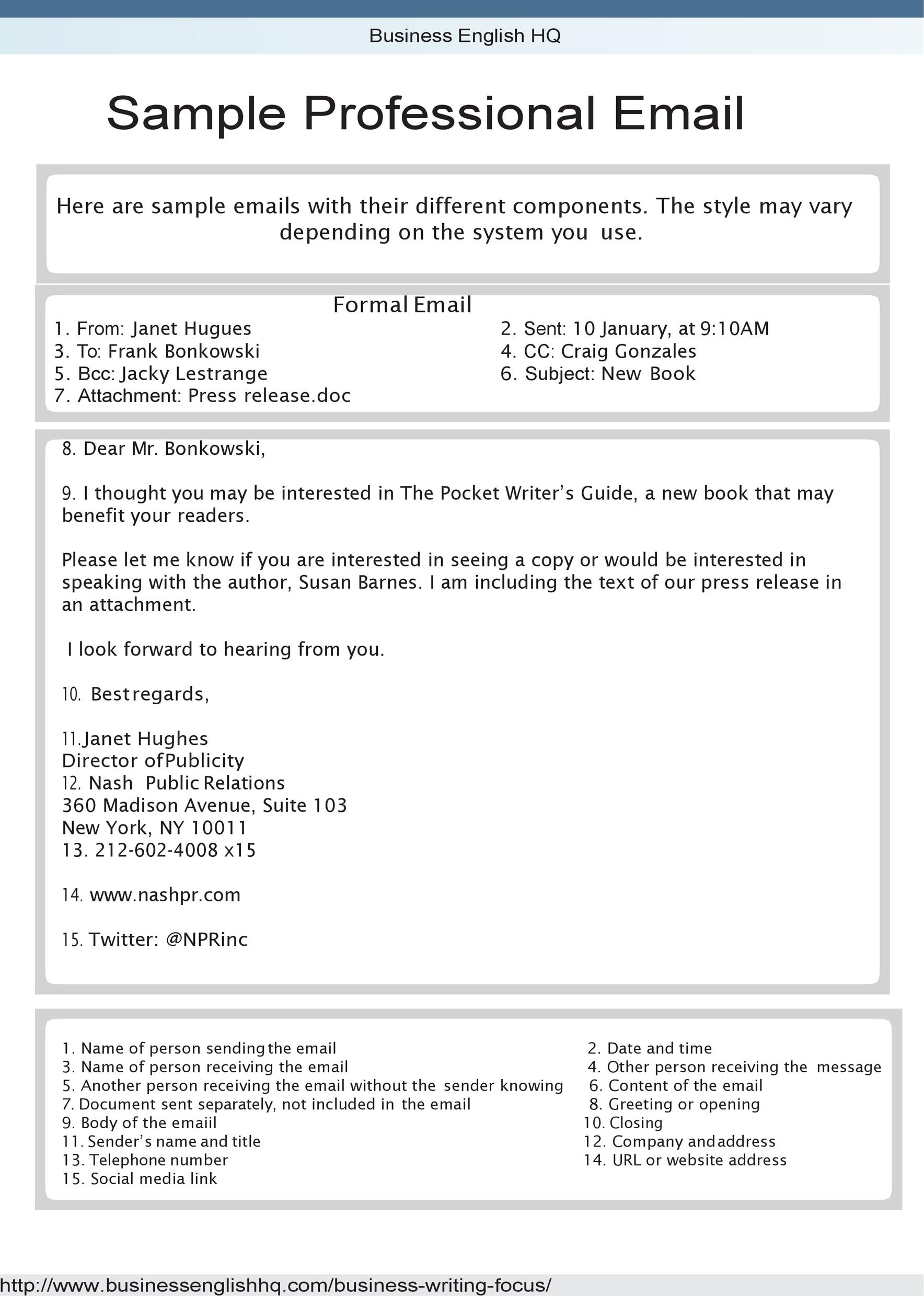 example of institutional email