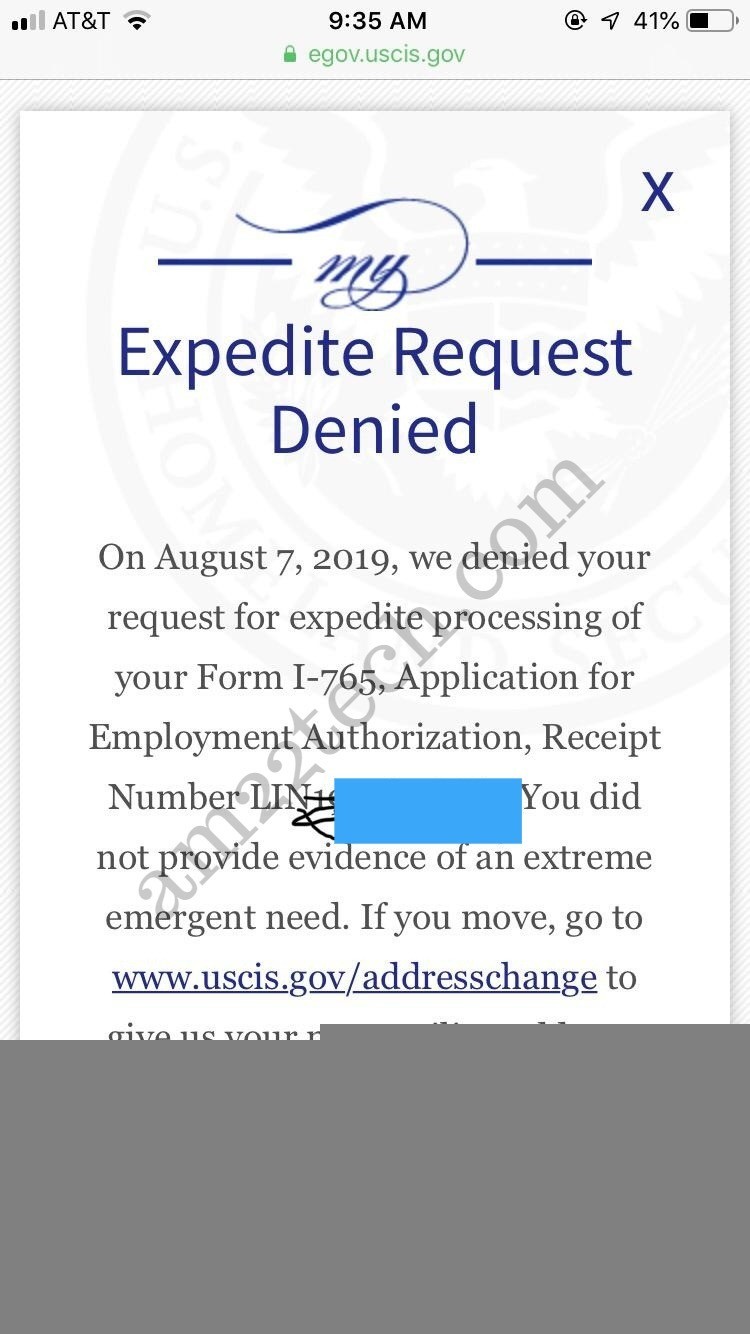 expedite email sample