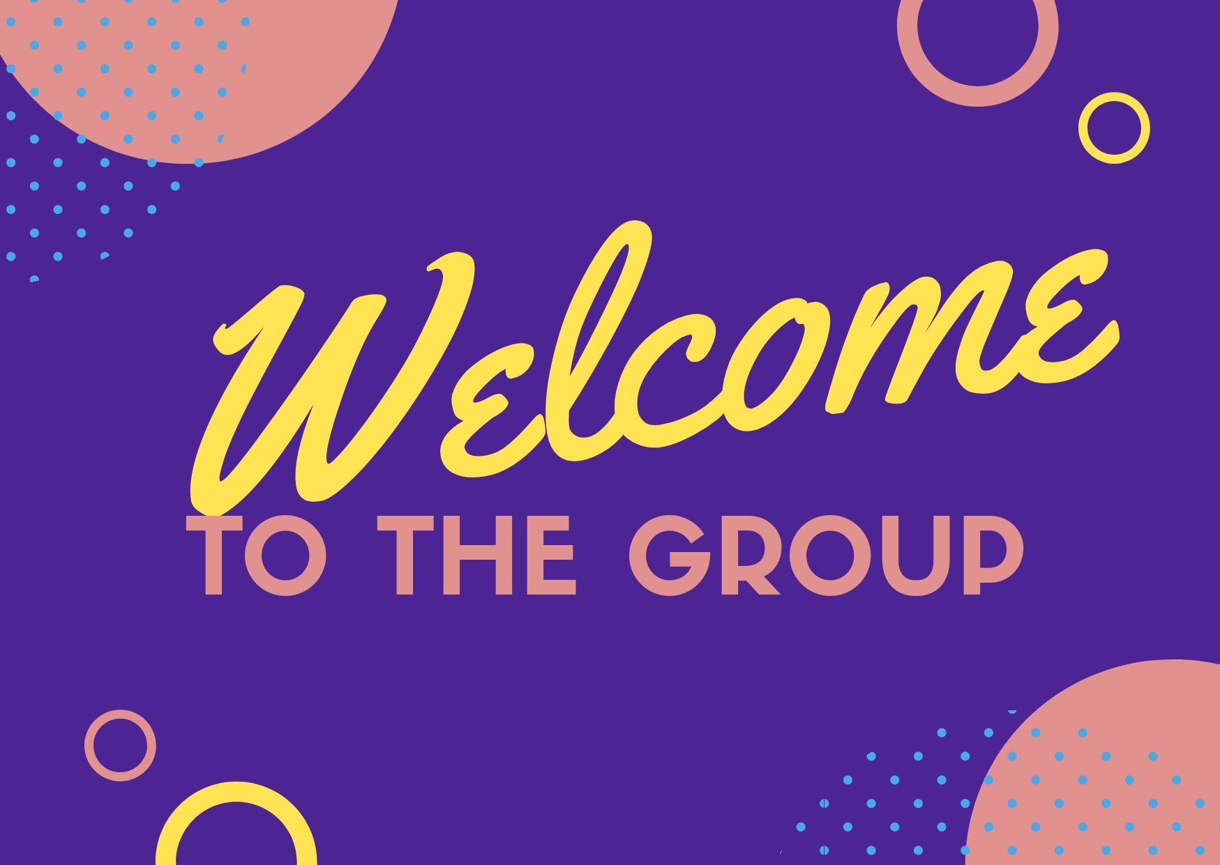 fb page welcome post