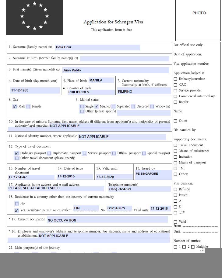 how to follow up schengen visa application
