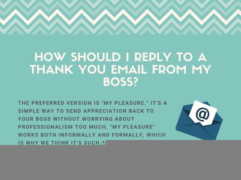 reply to thank you email from boss