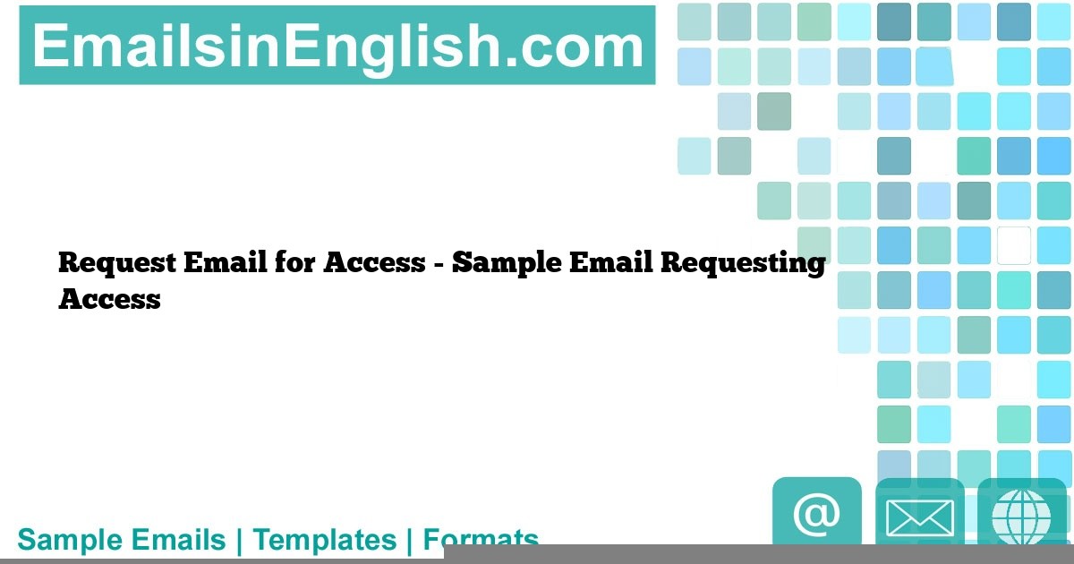 requesting access email