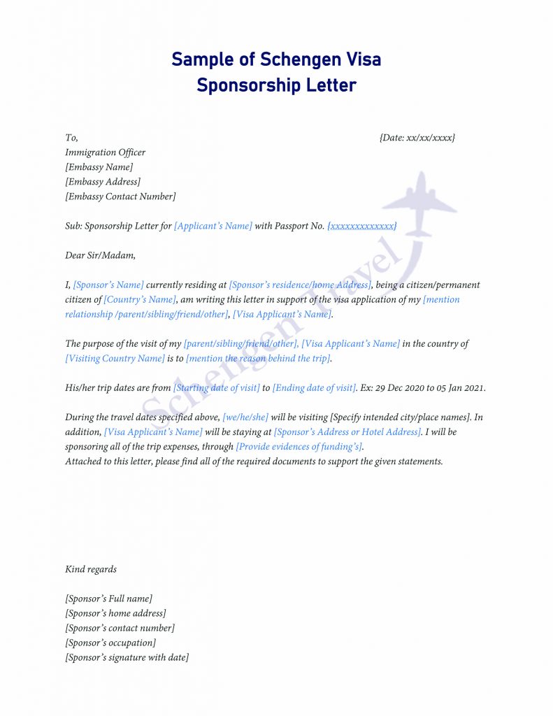 sample letter to immigration officer for visa