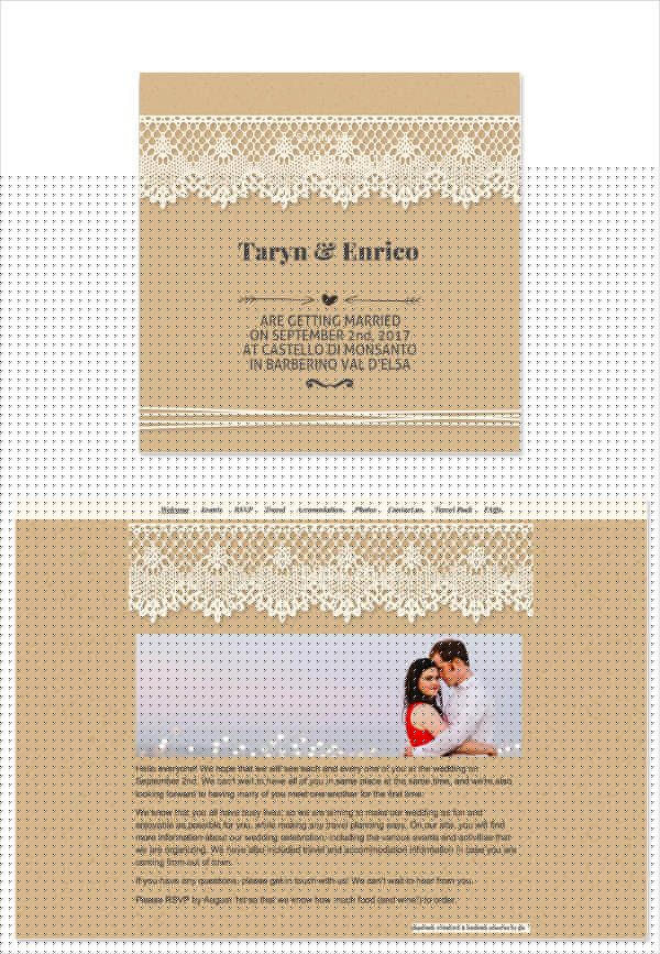 wedding email template