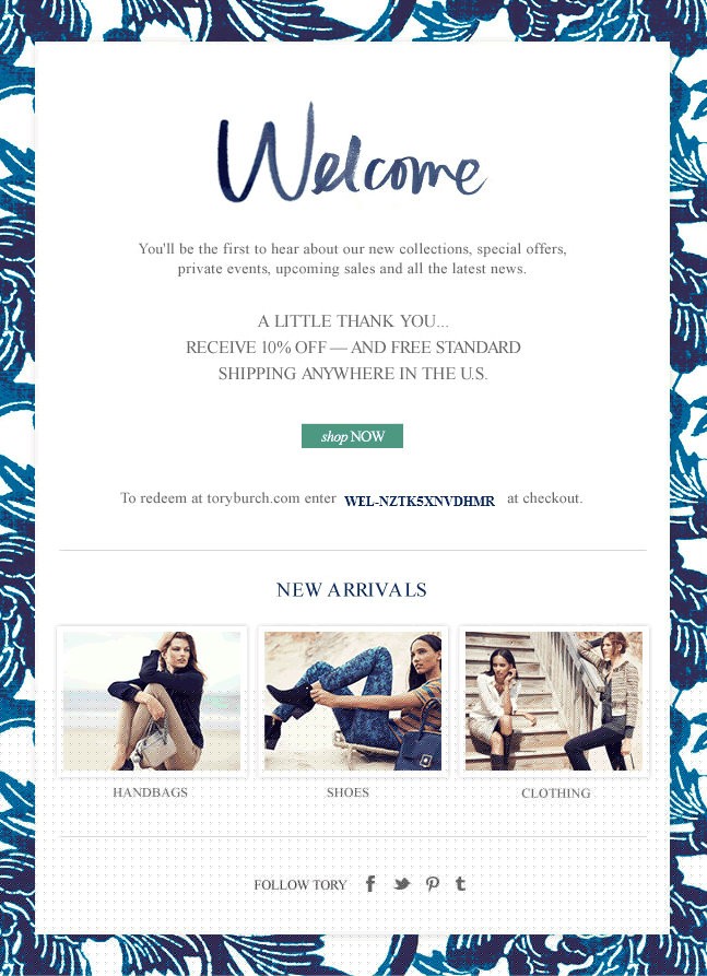 welcome post for new business page