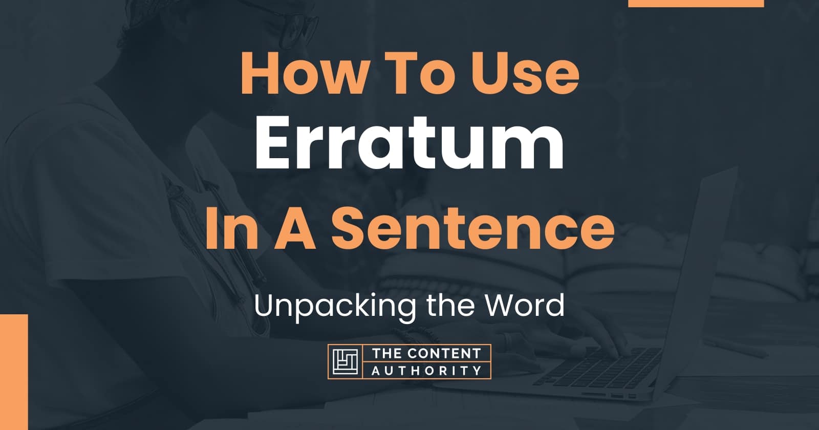 when to use erratum